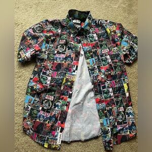 Star Wars button shirt. Mens M